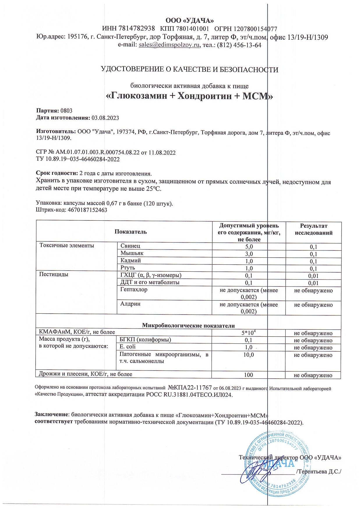 Паспорт №082023